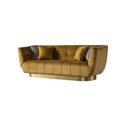comprar Sofá confortável da sala de visitas da base do ouro de W 210cm Fabricação em linha
