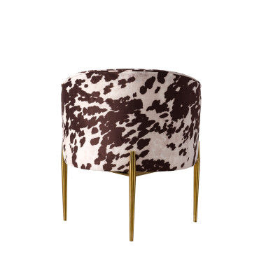 comprar O animal luxuoso imprime cadeiras da sala de jantar da mobília de 74*74*78cm Fabricação em linha