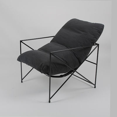 comprar Tela preguiçosa Sofa With Down Filling do ODM do lazer do ferro forjado única Fabricação em linha