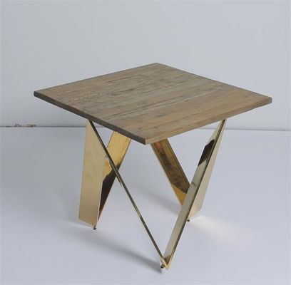 comprar a mesa de centro X da sala de visitas de 60x60x60cm deu forma com pé de bronze Fabricação em linha