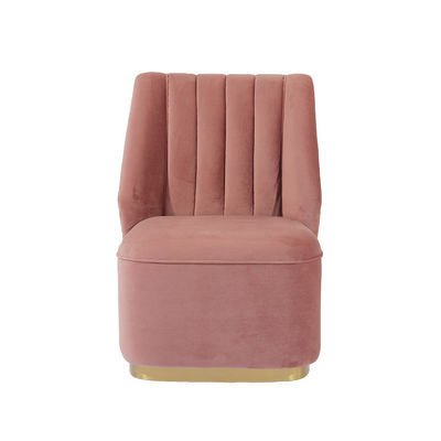 comprar O estilo nórdico adornou a altura moderna do sofá 95cm da tela de veludo do rosa Fabricação em linha