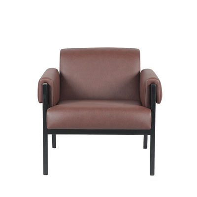 comprar A mobília do hotel ajustou do quadro de couro do metal do plutônio a altura ocasional 73cm da cadeira Fabricação em linha
