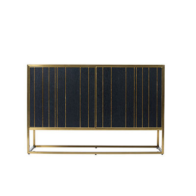 comprar Armário de aço inoxidável da barra de 2 portas do ouro moderno do armário do aparador para o hotel da casa Fabricação em linha