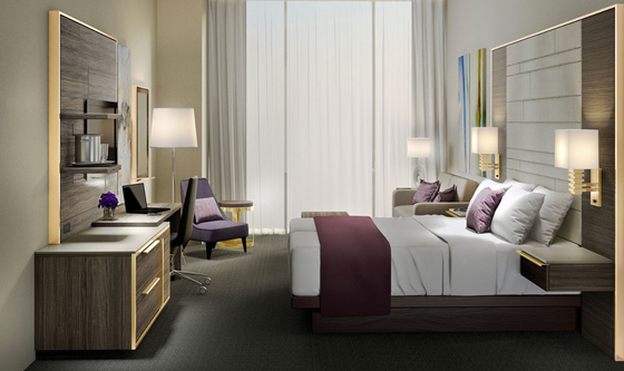 comprar Mobília luxuosa moderna do quarto do MDF da madeira compensada para o hotel Fabricação em linha