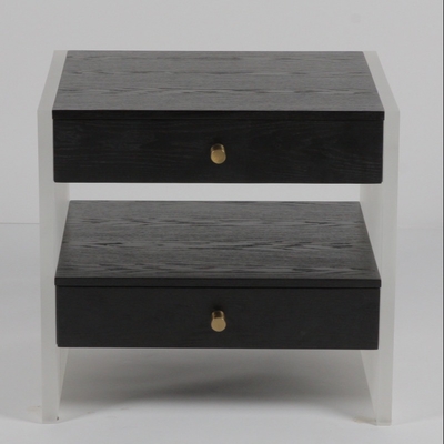 comprar Tabelas de cabeceira contínuas do hotel da noz com o aparador elegante do Lucite Fabricação em linha
