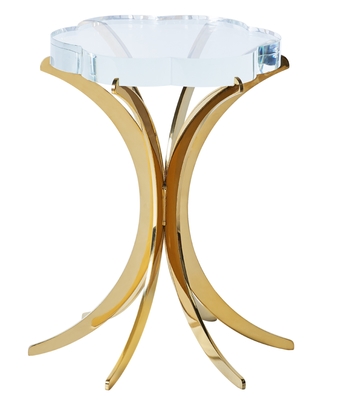 comprar De aço inoxidável dourado da mesa de centro de Crystal Round Living Room Marble Fabricação em linha