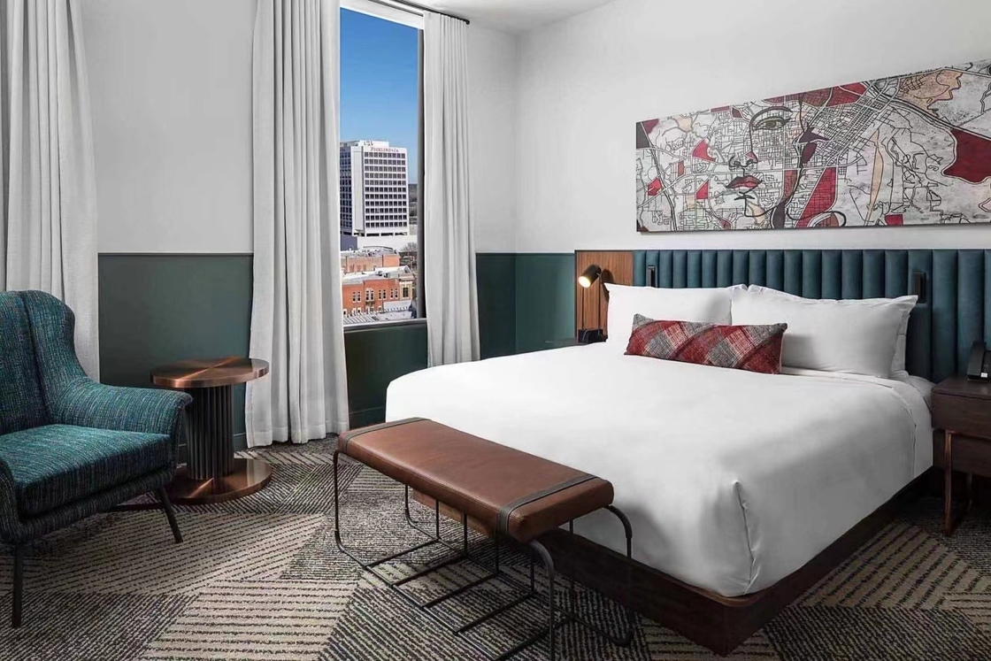 Doubletree Modern Luxury Hotel Bedroom Furniture Sets American Style
