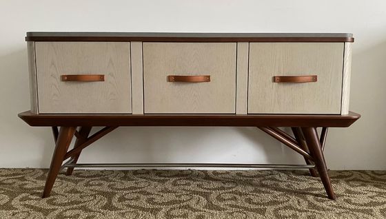 Bom preço Quadro da madeira maciça e autônomo moderno superior do armário e da pedra de banheiro dos pés on-line