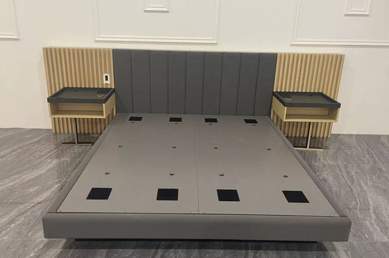 Bom preço Conjuntos de quarto de móveis para hotelaria feitos sob medida em madeira maciça de carvalho com design de luxo on-line