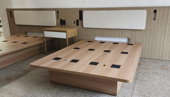 Bom preço Luxo moderno da base da cama do metal do hotel da casa da mobília on-line