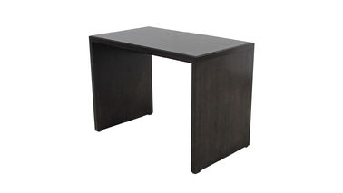 Bom preço Mancha escura feita sob encomenda da mesa de escrita do hotel, placa do MDF da tabela de escrita da noz on-line