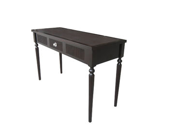 Bom preço mesa de escrita de madeira de 5 estrelas com gavetas, placa da mesa de escrita do hotel do MDF on-line