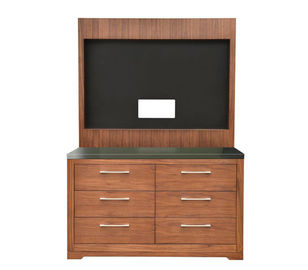Bom preço Armário de madeira do hotel com o painel traseiro/caixa/armário da tevê para a mobília do quarto do hotel on-line