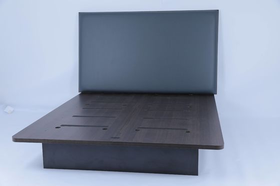 Bom preço Cama moderna com cabeçalho de vinil Casa de hotel Conjuntos de móveis de quarto on-line