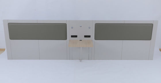 Bom preço Mobiliário de quarto de hotel de luxo Cabeçalho moderno da rainha com mesas de noite conectadas on-line