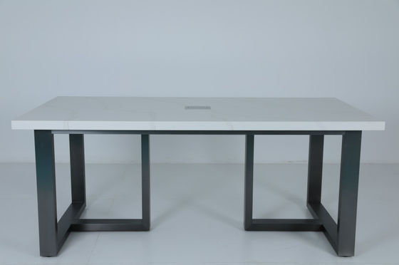 Bom preço Tabela de bar de estilo moderno de hotel personalizada com topo de pedra e base de aço inoxidável on-line