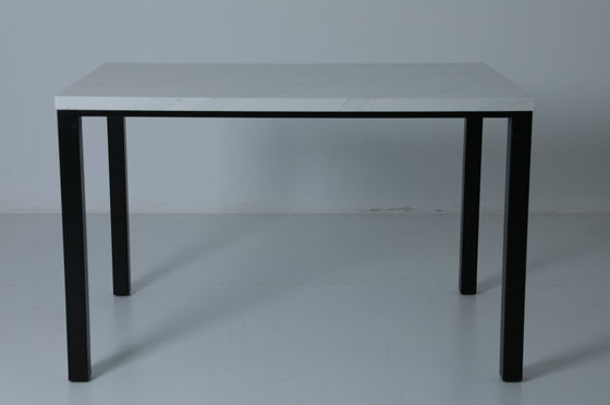 Bom preço ADA Mesa para quatro pessoas com balcão de pedra quadrada para a indústria hoteleira on-line
