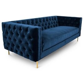 Bom preço O botão dourado da tela de veludo do preto do modelo novo do pé do metal adornou grupos para o casamento, sofá do sofá da sala de visitas on-line