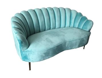 Bom preço A tela de veludo de Bule adornou a sala moderna de Chesterfield Sofa For Big Lots Living on-line