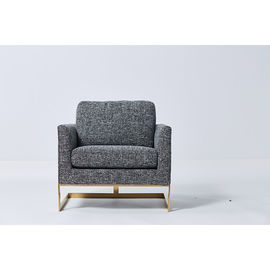 Bom preço Sofás modernos da sala de visitas do estilo, tela material de linho natural Grey Couches on-line
