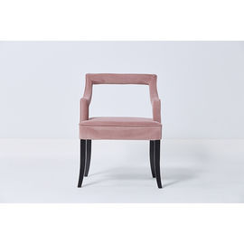 Bom preço Cadeiras contemporâneas contratantes elegantes da sala de jantar de veludo do rosa para o casamento do evento on-line