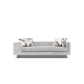 Bom preço O projeto novo personalizou os pés luxuosos profissionais do metal de Sofa Fabric Upholstery Wood Frame do lazer on-line