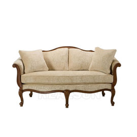 Bom preço O sofá de madeira 3 Seater da sala de visitas do grupo do estilo europeu real projeta L forma on-line