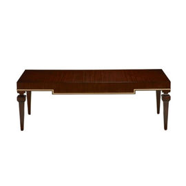 Bom preço Mesa de centro de madeira moderna contínua de mogno elegante com decorações neoclássicos on-line