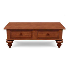 Bom preço Armazenamento profundo personalizado das gavetas da mesa de centro dois de madeira contínuos da sala de visitas do bordo on-line