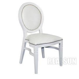 Bom preço Tabela branca empilhável de Hall Chairs Bride And Groom do casamento da entrada do hotel on-line