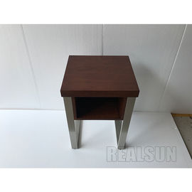Bom preço A melamina luxuosa das tabelas de cabeceira do hotel da mobília laminou o lado móvel da extremidade do folheado on-line