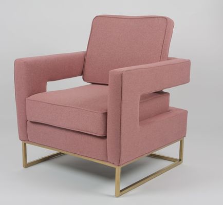 Bom preço Cadeira ocasional da sala de visitas 0.47cbm moderna cor-de-rosa on-line
