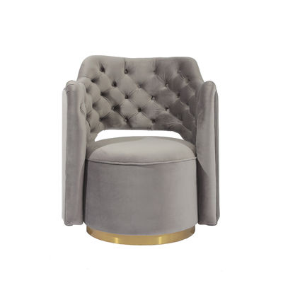 Bom preço Poltrona interna da sala de visitas da largura do lazer 72cm com Grey Buttons on-line