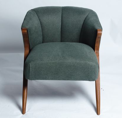 Bom preço Pés americanos de Sofa Chair With Solid Wood da poltrona do Webbing do estilo on-line