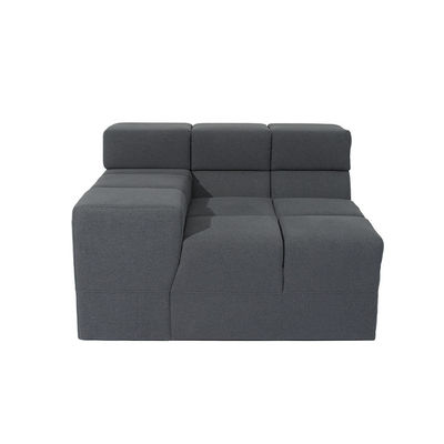 Bom preço Sala de visitas enchida de linho nórdica de Grey Fabric Modular Sofa For de veludo on-line