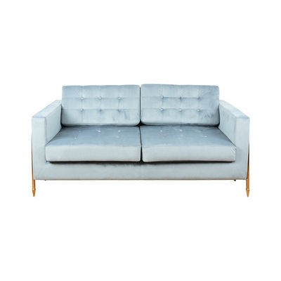 Bom preço Sala de visitas contemporânea Sofa Modern da tela de veludo da decoração da mobília on-line