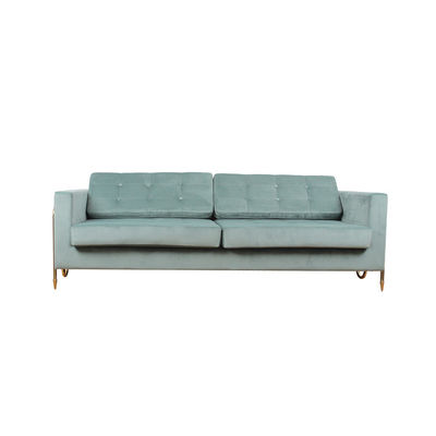 Bom preço Sofás Sofa For Living Room moderno luxuoso W 85cm de veludo de estofamento da tela on-line
