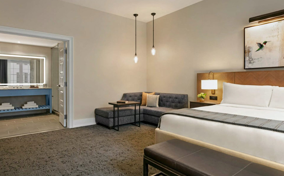 Bom preço Grupo de quarto real luxuoso do OEM para o projeto da mobília do hotel on-line
