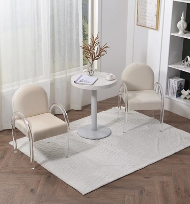 Bom preço Decoração luxuosa da casa da luz contemporânea acrílica da cadeira da sala de jantar on-line