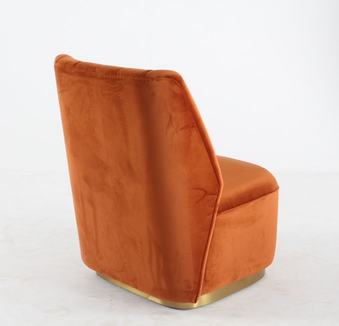 Único veludo Sofa Chair Modern And Luxury moderno da sala de visitas 1