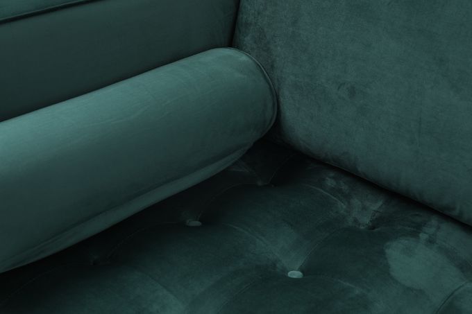 Modulares adornados abotoam o escritório Sofa Living Room 3 Seater Sectionals de veludo 1
