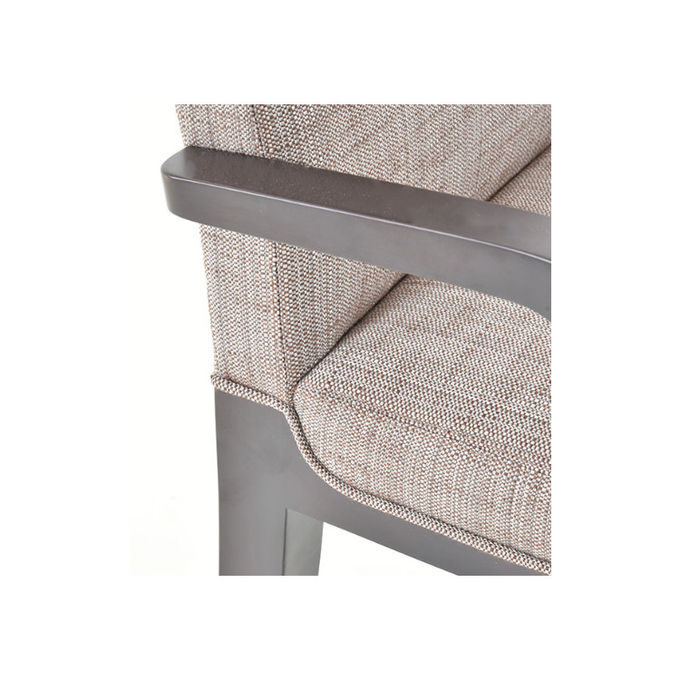 O lazer Sofa Chair Solid Wood Armrest do partido do evento do casamento personalizou o logotipo 1