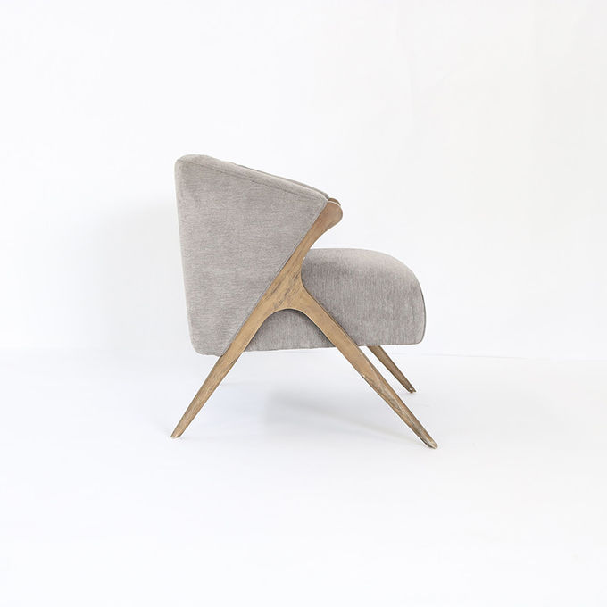Sala de visitas Sofa With Solid Wood Base de ISO2008 76*78*84cm 0