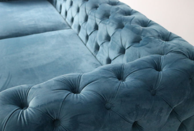 220*85*75cm Chesterfield moderno europeu Sofa Set 2