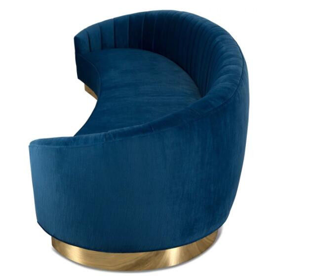 Sofás europeus da sala de visitas de 224x97x83cm para a mobília da casa 2