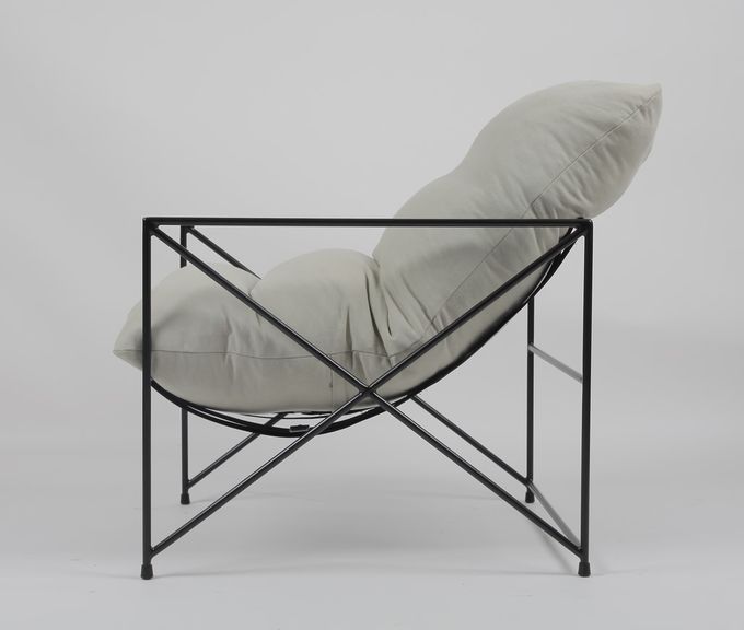 Pena interna que enche cadeiras de sala de estar contemporâneas da altura de 73cm 3