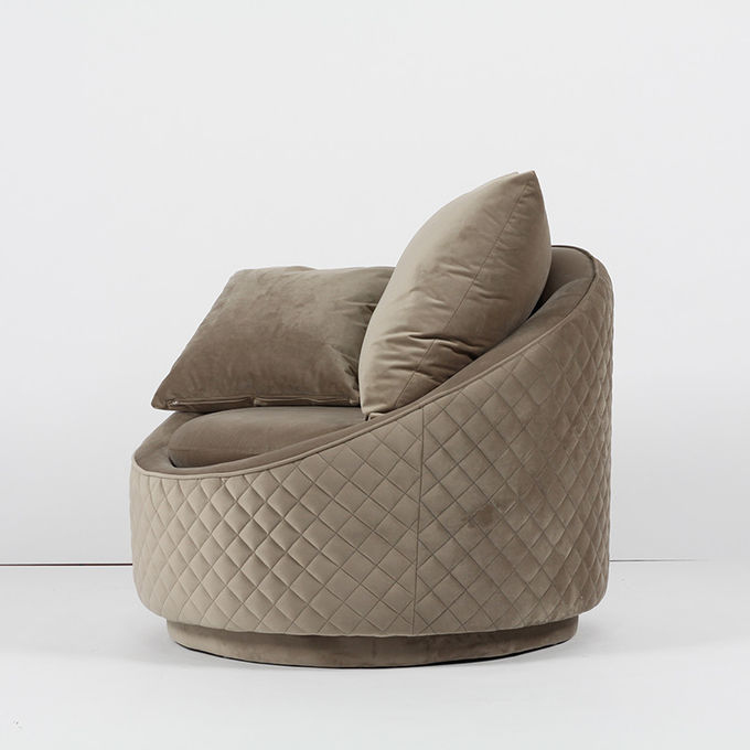 Século meados de Sofa Set Gray Leather Materials moderno ISO9000 3