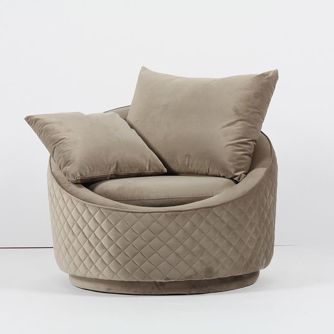 Século meados de Sofa Set Gray Leather Materials moderno ISO9000 2