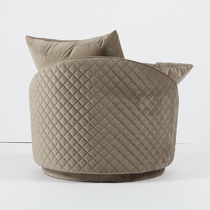 Século meados de Sofa Set Gray Leather Materials moderno ISO9000 4