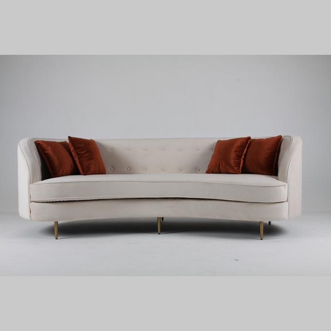 A sala de visitas interna da mobília curvou Sofa Unfolded Modern Fashion 2